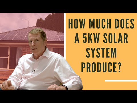 How Much Power Does A 5kW Solar System Produce In Australia?