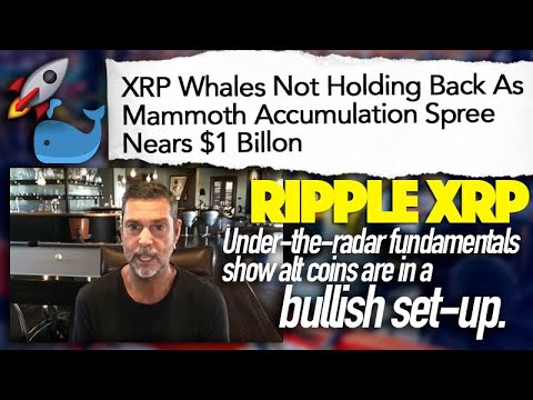 Ripple XRP: 🚀 📈 Raoul Pal Says Alt Season Is SOON As Whales Approach $1B Of XRP Accumulated!