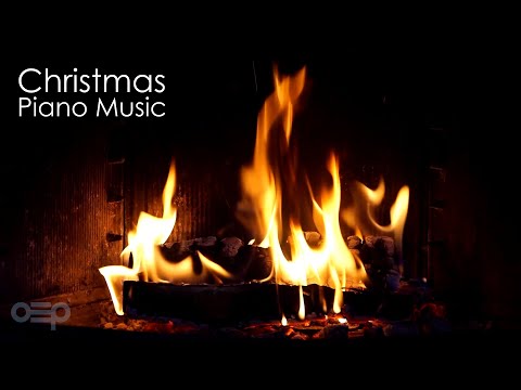 Christmas Piano Music &amp; Fireplace 24/7 - Merry Christmas