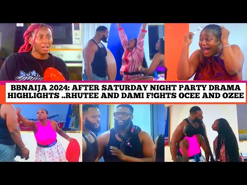 RHUTEE,CHINWE &amp; DAMI CLASH WITH OZEE &amp; OCEE! DRAMA UNFOLDS AFTER BBNAIJA SATURDAY NIGHT PARTY!