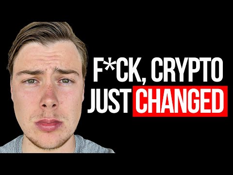 this is very bad for crypto.. [the market just changed]