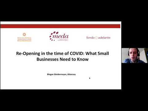 Re-Opening in the time of COVID: What Small Businesses Need to Know