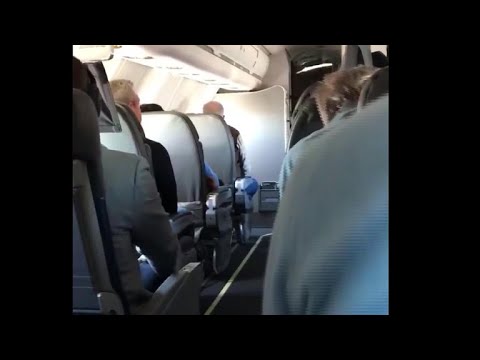 Passenger captures the moment flight was told to &quot;brace for impact&quot;