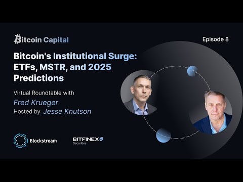 Bitcoin&#039;s Institutional Surge: ETFs, MSTR, and 2025 Predictions - Bitcoin Capital #8