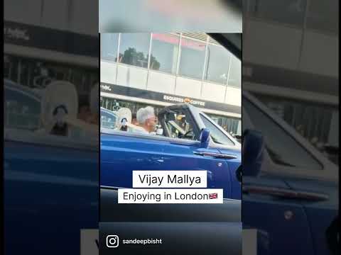 Vijay Mallya spotted driving Bentley in London🇬🇧