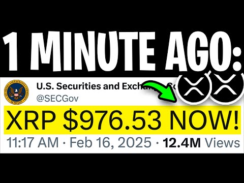 XRP RIPPLE: SEC IN SETTLEMENT TALKS WITH CEO! MEGA $976.53 PUMP CONFIRMED! - RIPPLE XRP NEWS TODAY