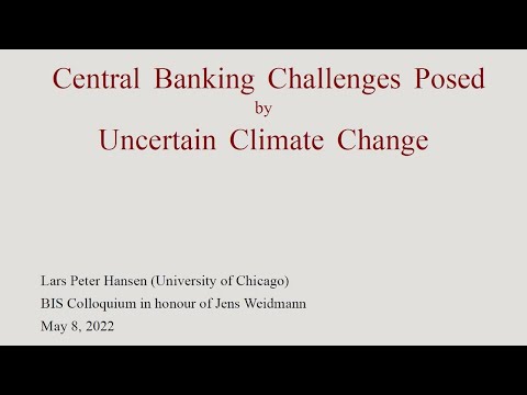 Central banking challenges posed by uncertain climate change