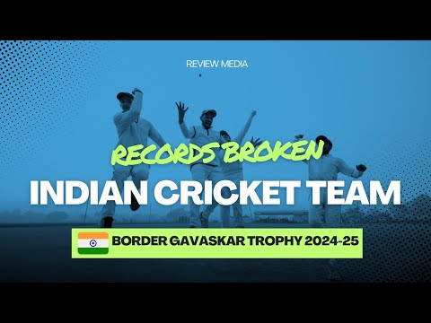 Records broken by Indians in BGT | Border Gavaskar trophy