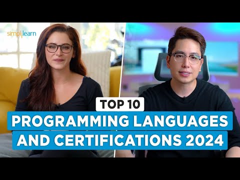 🔥Top 10 Programming Languages And Certifications In 2024 | Best Programming Languages | Simplilearn