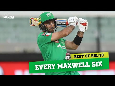 Every six: Marvellous Maxwell displays six hitting genius | KFC BBL|10