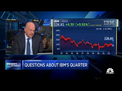 Jim Cramer explains why he thinks IBM had a &#039;decent quarter&#039;