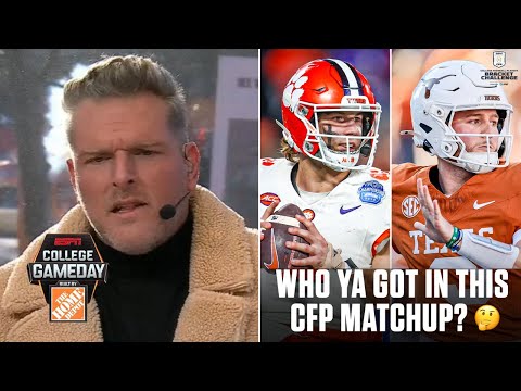 Texas defense will shutdown Clemson today - Pat McAfee on Longhorns vs Tigers on CFP Round 1