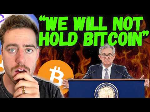 JEROME POWELL JUST CRASHED BITCOIN! “WE CAN’T HOLD BITCOIN”