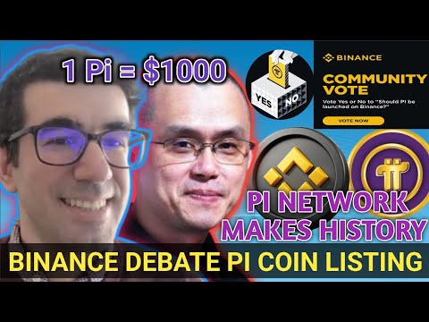 Pi Network Latest Update | Pi Network Historic Moment: Binance Decide Pi Coin Listing !