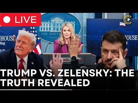 LIVE: Karoline Leavitt SPEAKS OUT on Trump-Zelensky Showdown | White House on Edge | CLRCUT