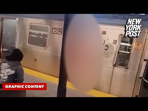 Horrific video shows suspect watching woman burn to death in F train car after he set her on fire