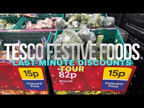 What’s New at Tesco for Christmas - Last Minute Festive Foods Tour - 15p Offers