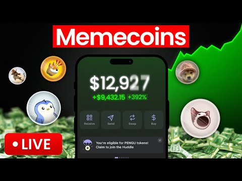 LIVE TRADING 100X MEME COINS! LIVE TRADING TRUMP MEME COIN! TRUMP COIN ON SOLANA! VINE CRYPTO MEME