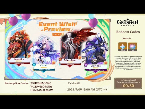 5.3 SPECIAL PROGRAM, BANNERS, REDEEM CODES, FREE 4 STAR, FREE SKIN &amp; Archon Quest - Genshin Impact