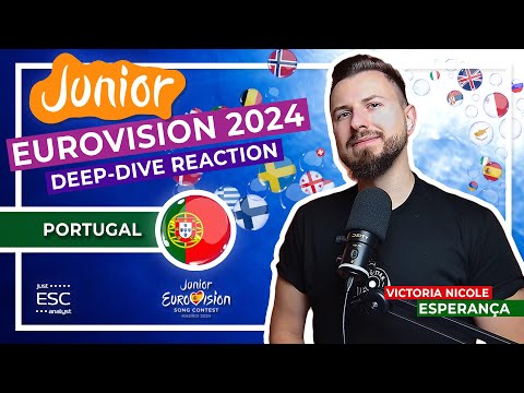 🌷 Reaction to 🇵🇹 PORTUGAL in JUNIOR EUROVISION 2024 | 🔎 Esperança by Victoria Nicole