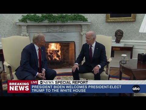 LIVE: Pres. Biden meets with Donald Trump in the White House