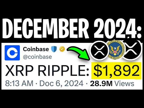 XRP RIPPLE: COINBASE JUST LEAKED THIS! XRP WON! $1,892 MASSIVE PUMP NOW! - RIPPLE XRP NEWS TODAY