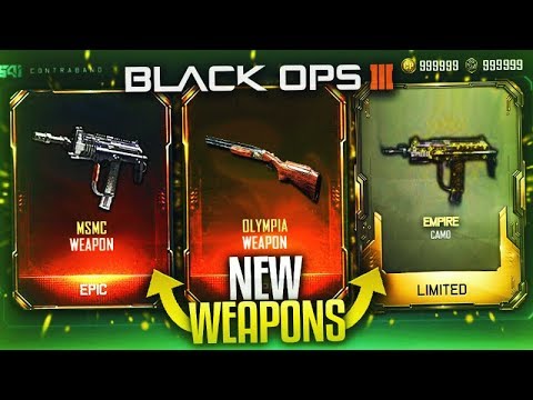 &quot;NEW DLC WEAPONS&quot; &amp; &quot;SECRET CAMO&quot; - MSMC, OLYMPIA, &amp; EMPIRE CAMO! (BO3 NEW DLC SUPPLY DROP OPENING)