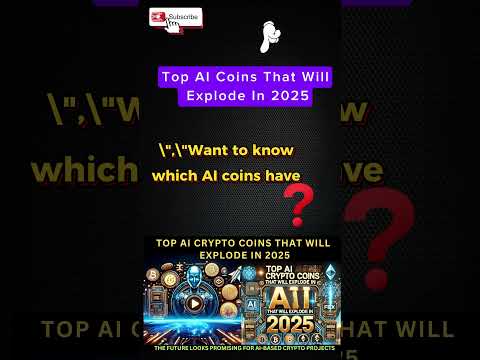 The AI Crypto Boom is Coming! Don’t Miss These Explosive Coins!|Top Coins that will explode in 2025