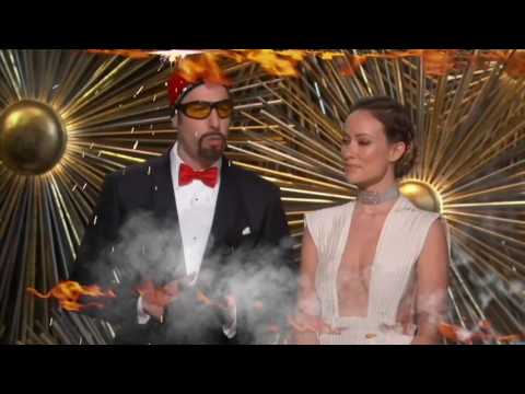 OSCARS 2016 - Olivia Wilde &amp; Ali G Hilarious Racism Speech!(Remix)