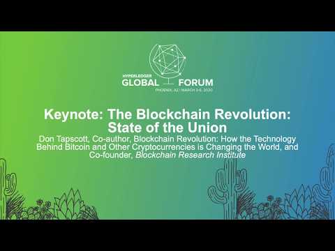 Keynote: The Blockchain Revolution: State of the Union - Don Tapscott