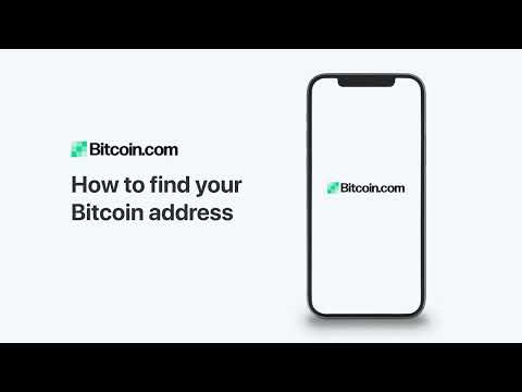 Bitcoin.com Wallet: How to find your Bitcoin address