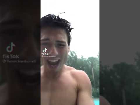 MAN GETS STRUCK BY LIGHTNING AS HE JUMPS IN POOL!!! #shorts