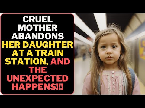 CRUEL MOTHER ABANDONS HER DAUGHTER AT A TRAIN STATION, AND THE UNEXPECTED HAPPENS!