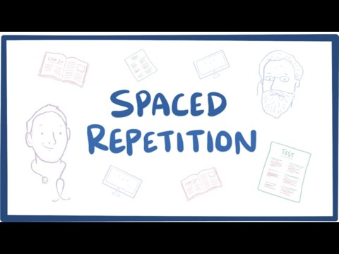 Spaced repetition in learning theory