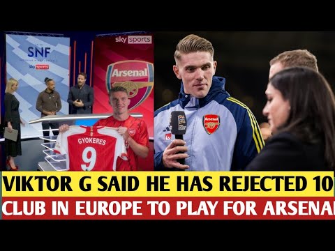 🔴Viktor Gyökeres Chooses Arsenal: A Bold Decision Amidst European Giants