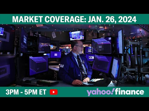 Stock market today: S&amp;P 500 ends record-setting streak, but stocks notch weekly win | Jan 26, 2024