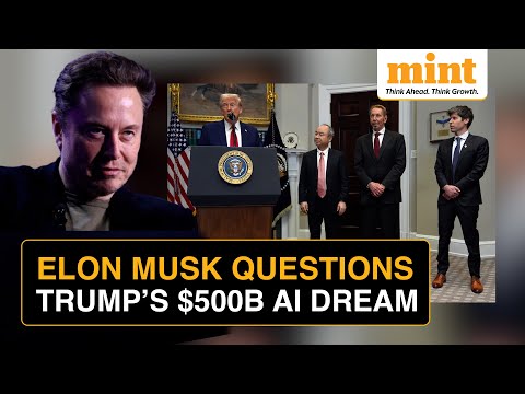 &#039;They Don’t Actually Have the Money&#039;: Elon Musk Calls Out Trump&#039;s $500 Billion Stargate AI Plan