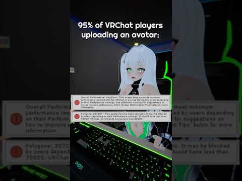 Most VRChat players when uploading an avatar