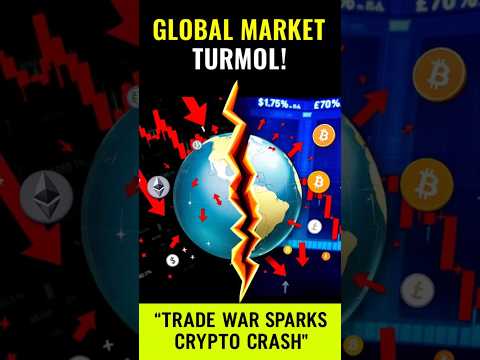 Crypto Crash | Trade War Fears | Market Turmoil #cryptocurrency #tradewar #bitcoin #financialmarkets