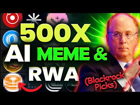 🔥50X to 500X - BLACKROCK Crypto Bombshell - Top 20 RWA &amp; AI Altcoins Set to EXPLODE in 2024!!🚀