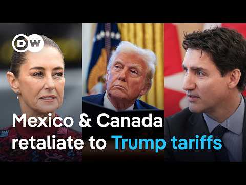 Canada imposes 25% tariffs on US imports in retaliation to Trump&#039;s tariff plan | DW News