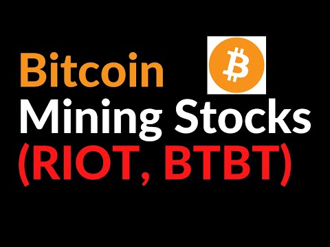 Bitcoin Mining Stocks (RIOT, BTBT, etc.)