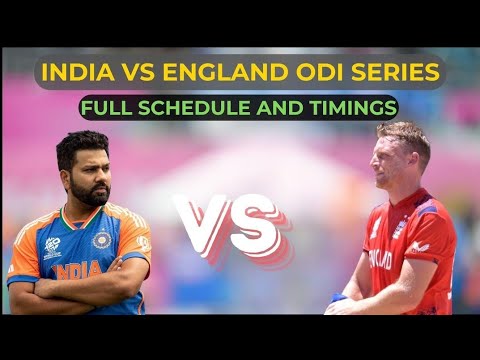 India vs England 3rd odi series