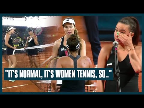 What Did Collins Say to Ruse at the Net? | &quot;This is Women Tennis, So&quot;