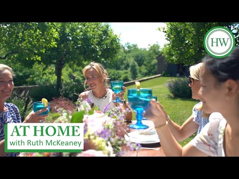 At Home With Ruth McKeaney | Garden Party, Delicious Chicken Salad Recipe, Flower Arranging