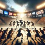 High-definition realistic depiction of the fierce competition between various reality television shows for viewer ratings. Capture the intensity and atmosphere of the struggle, perhaps symbolizing the shows as gladiators in an arena, each vying for the attention of a large, diverse crowd signifying the viewing audience. Employ cinematic lighting effects and dramatic postures to heighten the sense of competition and drama.